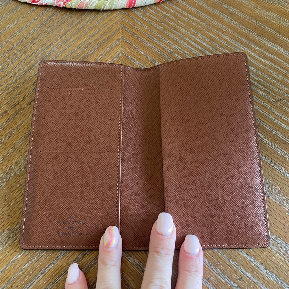Authentic Louis Vuitton check book holder